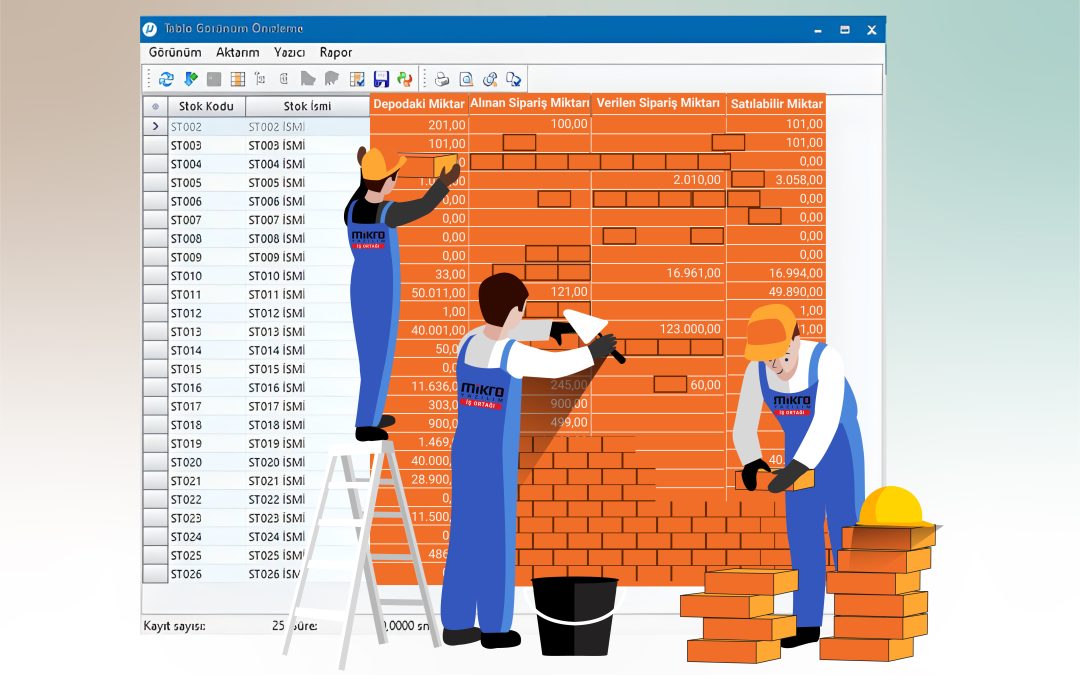 Rapor ve Seçim Ekranlarının Özelleştirilmesi